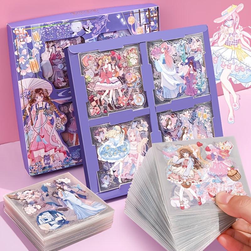 Hand Tearable Stickers 100pcs Fairy Chinese Style High Value Net Red Explosion