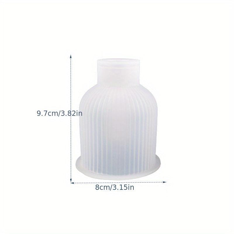 DIY Mold Crystal Drop Glue Cement Vase Silicone Mold Plaster Vase Ornament