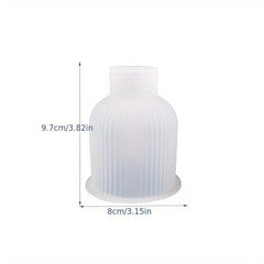 DIY Mold Crystal Drop Glue Cement Vase Silicone Mold Plaster Vase Ornament
