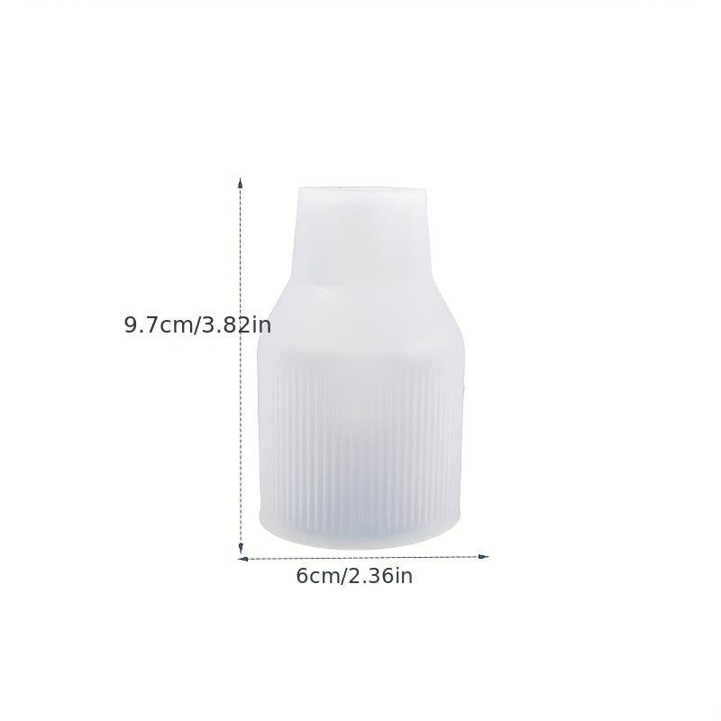 DIY Mold Crystal Drop Glue Cement Vase Silicone Mold Plaster Vase Ornament