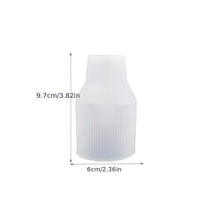DIY Mold Crystal Drop Glue Cement Vase Silicone Mold Plaster Vase Ornament