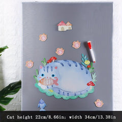 Cartoon Fridge Stickers with Rewritable Message Board