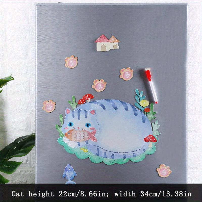 Cartoon Fridge Stickers with Rewritable Message Board
