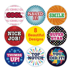 500pcs Cartoon Reward Sticker for Teachers - Motivational Stationery