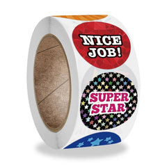 500pcs Cartoon Reward Sticker for Teachers - Motivational Stationery