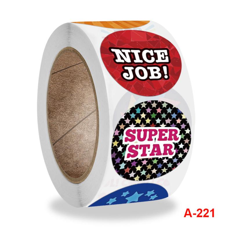 500pcs Cartoon Reward Sticker for Teachers - Motivational Stationery