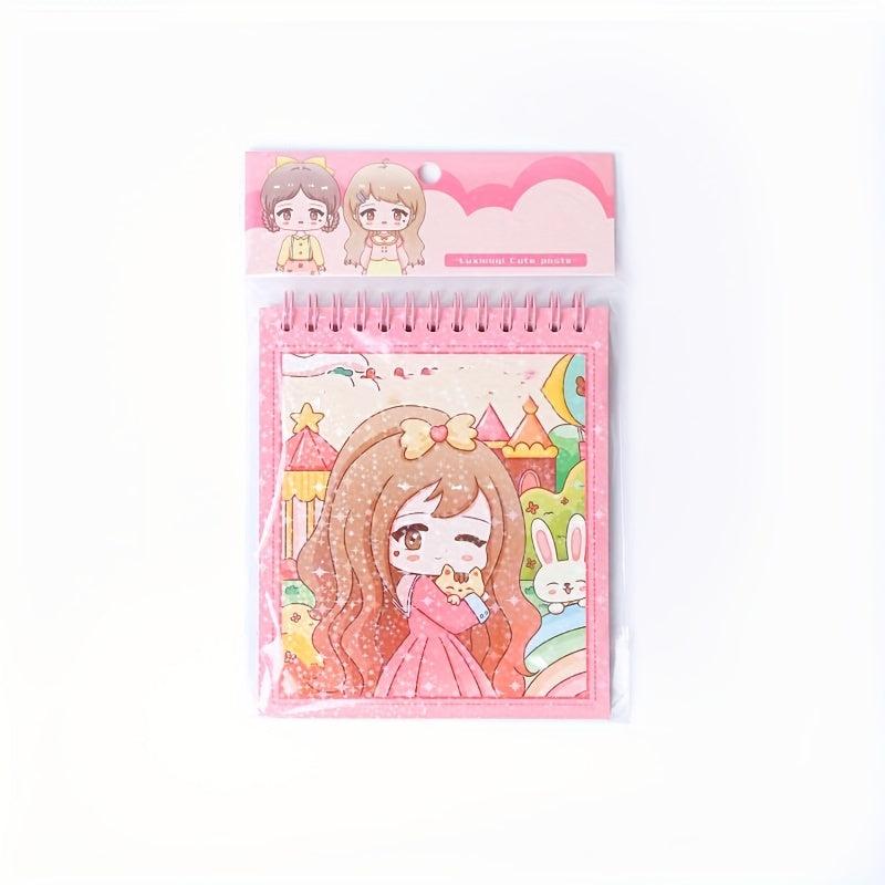 Princess Style Dress up Stickers Book