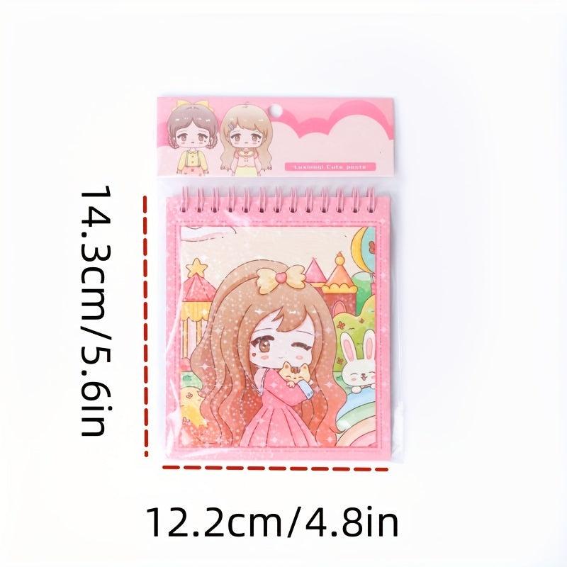Princess Style Dress up Stickers Book