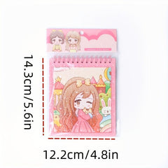 Princess Style Dress up Stickers Book