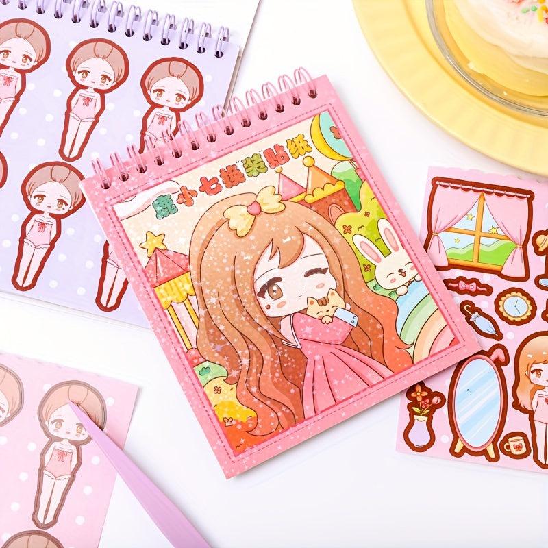 Princess Style Dress up Stickers Book