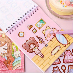 Princess Style Dress up Stickers Book