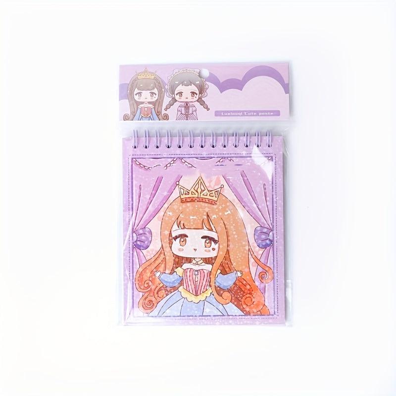 Princess Style Dress up Stickers Book