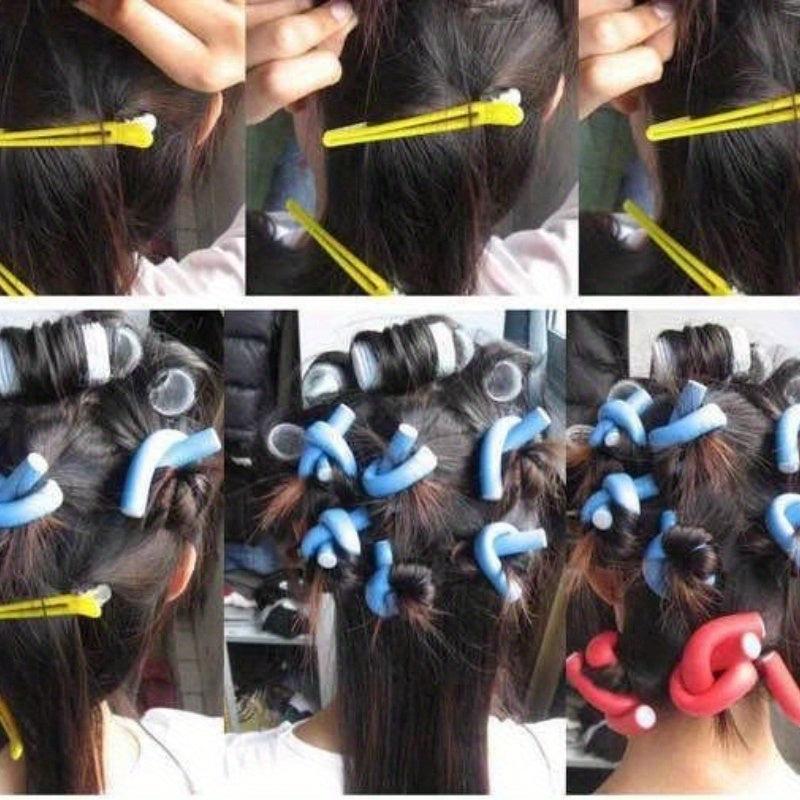 30pcs Flexible Curling Rods Hair Curling Sticks Sponge Hair Rollers