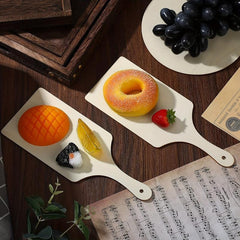 5pcs Mini Wooden Paddle Chopping Board DIY Crafts Kitchen Decoration Toys