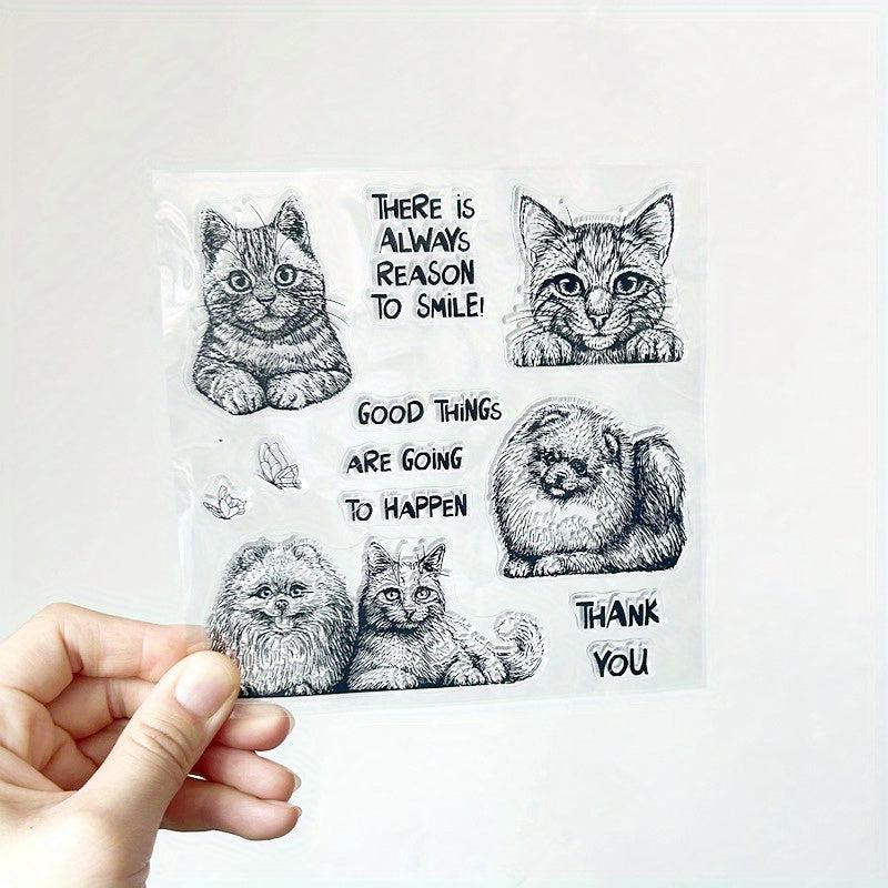 Dog DIY Scrapbook Decoration Silicone Stamp