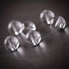 100pcs Transparent Crystal Glass Beads for DIY Necklaces and Bracelets