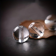 100pcs Transparent Crystal Glass Beads for DIY Necklaces and Bracelets