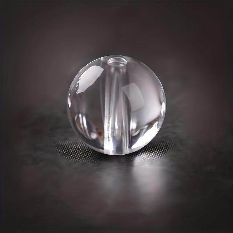 100pcs Transparent Crystal Glass Beads for DIY Necklaces and Bracelets