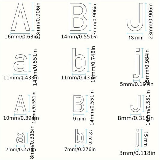52pcs English Letter Sticker Monogram Adhesive Label Christmas Decoration