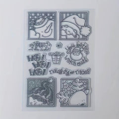 Christmas Series Transparent Stamp DIY Scrapbook Decoration