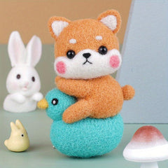 Animal Series Woolen Felt DIY Material Package - 6 Types
