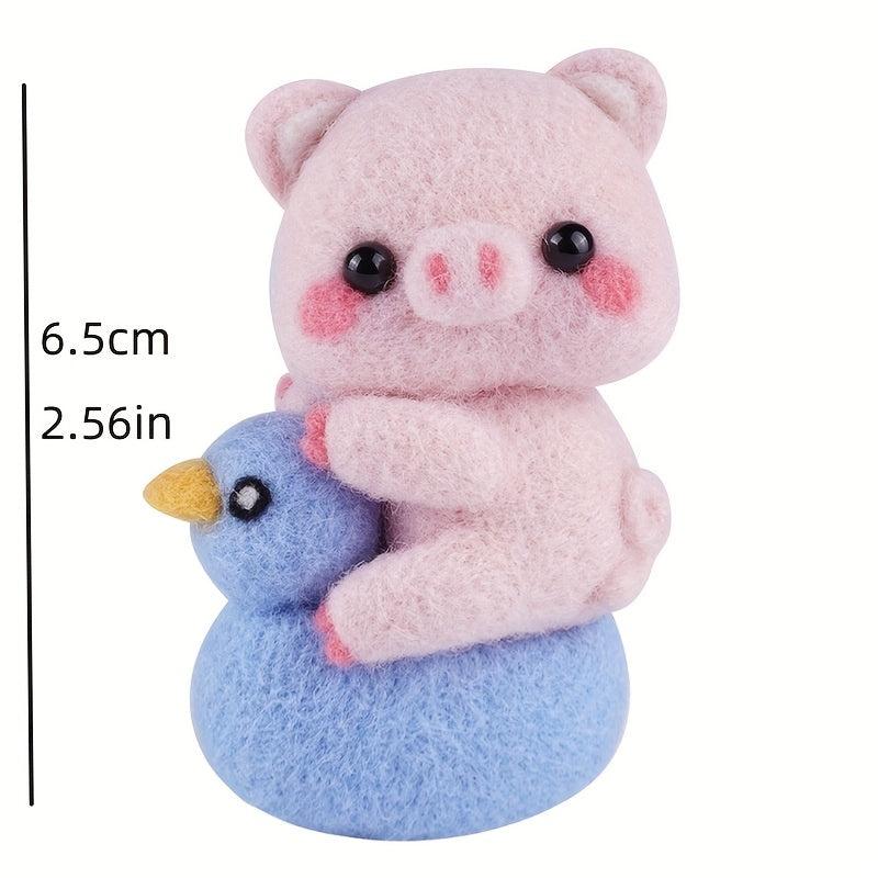 Animal Series Woolen Felt DIY Material Package - 6 Types