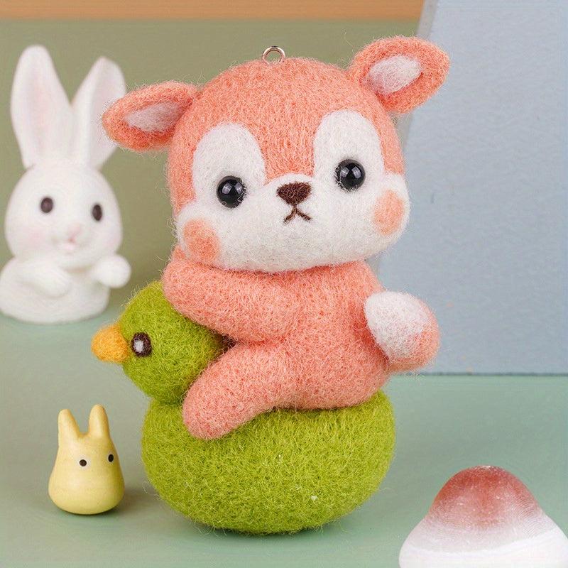 Animal Series Woolen Felt DIY Material Package - 6 Types