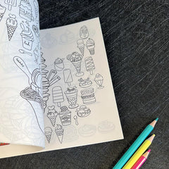 22 Pages Decompression Coloring Book Student Painting Art Matching Exercise Book