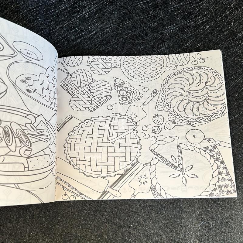 22 Pages Decompression Coloring Book Student Painting Art Matching Exercise Book