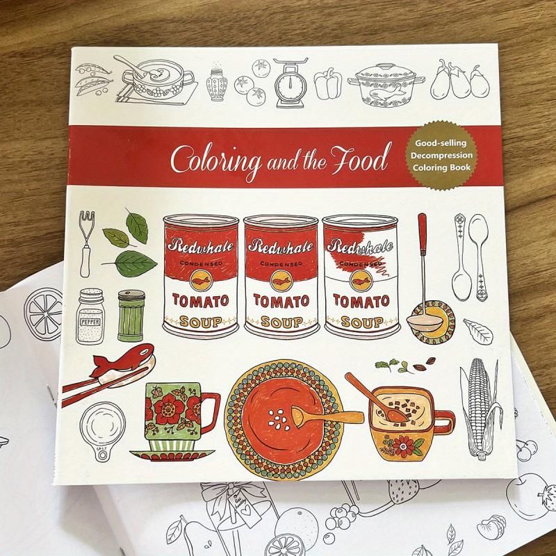 22 Pages Decompression Coloring Book Student Painting Art Matching Exercise Book