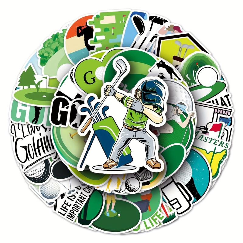 50pcs Golf Graffiti Sports Stickers DIY Waterproof Stickers