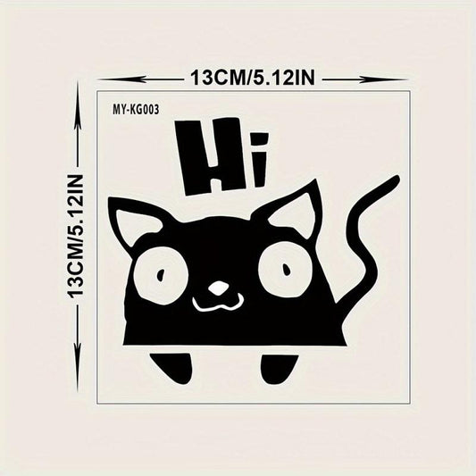 Kitten Switch Self-adhesive Decorative Sticker Home Decor