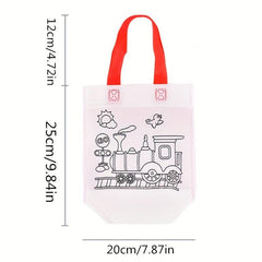 Graffiti Bag With Markers for Children Arts Crafts