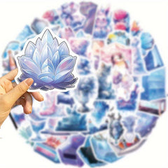 50pcs Ice And Snow World Waterproof Stickers for Cup Guitar Luggage Phone Case