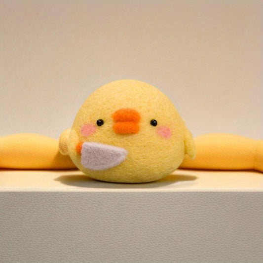 1pc Chicken Series Wool Felt DIY Material Package Gift Doll Decoration 2 Styles