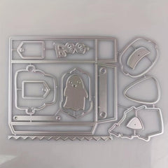 Halloween Metal Cutting Dies And Stamp For Scrapbooking