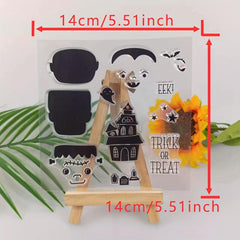 Halloween Metal Cutting Dies And Stamp For Scrapbooking