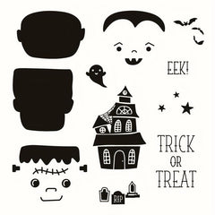 Halloween Metal Cutting Dies And Stamp For Scrapbooking