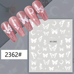 Animal Print Nail Sticker Self-adhesive DIY Disposable Use