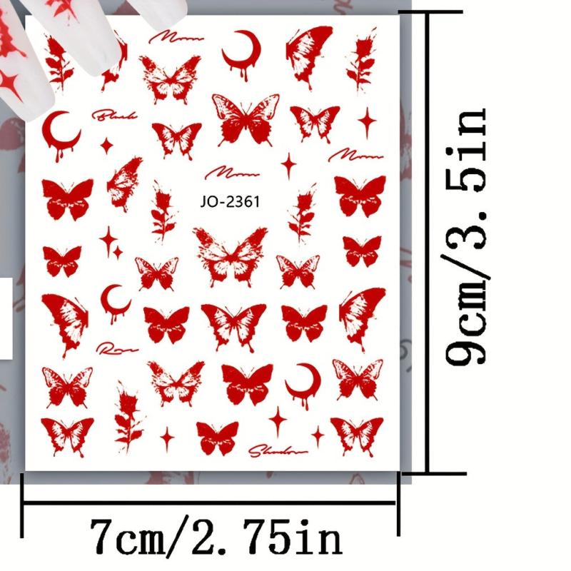 Animal Print Nail Sticker Self-adhesive DIY Disposable Use