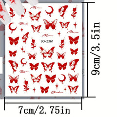 Animal Print Nail Sticker Self-adhesive DIY Disposable Use