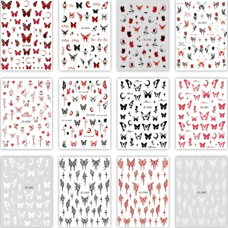 Animal Print Nail Sticker Self-adhesive DIY Disposable Use