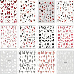 Animal Print Nail Sticker Self-adhesive DIY Disposable Use