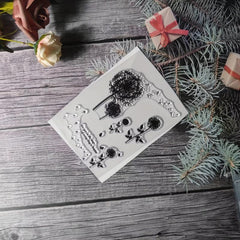 Plant Theme Stamp Set for DIY Handmade Cards