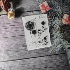 Plant Theme Stamp Set for DIY Handmade Cards