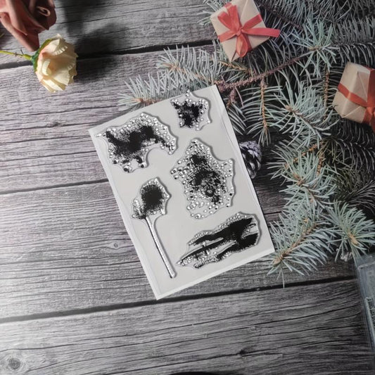 Plant Theme Stamp for DIY Hand Account Card Making