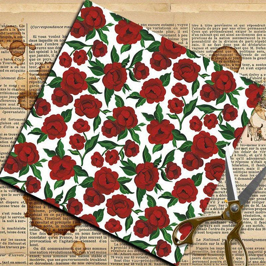 10 Sheets Large Size Alice Paper for Journal Decoration DIY Crafts