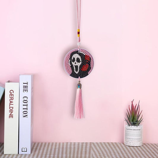 DIY Diamond Painting Car Ornament Halloween Skull Craft