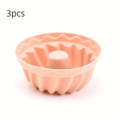 3pc Silicone Muffin Cups Cake Molds DIY Baking Tools