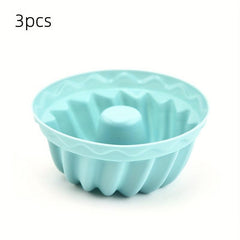 3pc Silicone Muffin Cups Cake Molds DIY Baking Tools